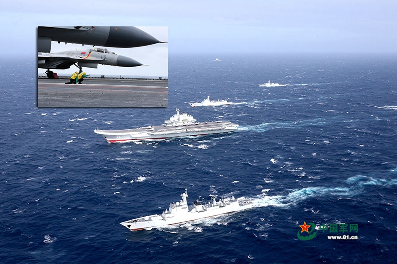 Chinas Flugzeugtr?ger übt im Südchinesischen Meer 