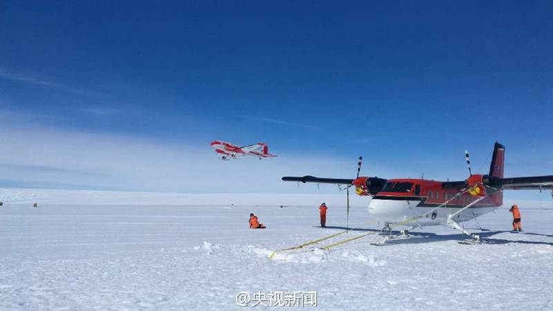 Chinesisches Flugzeug landet erstmals auf Spitze der antarktischen Eiskappe