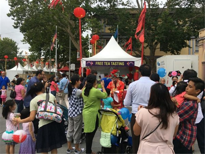 Traditioneller Kultur-Jahrmarkt zum Frühlingsfest aus Shaanxi findet in St?dten von Australien statt