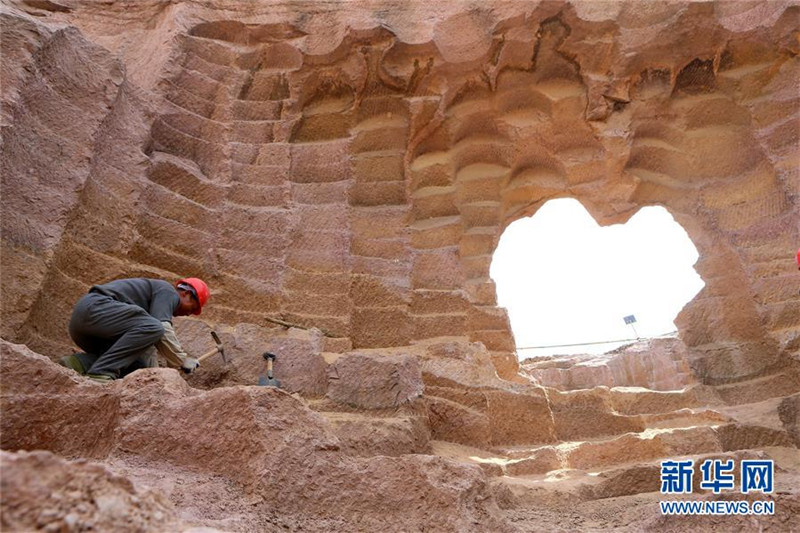 600-j?hrige Steinmühlegruben in Shandong