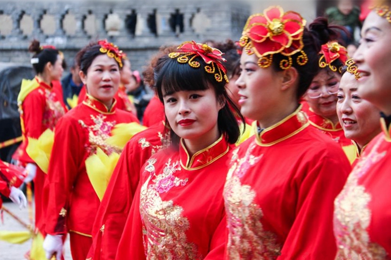 Das Frühlingsfest in Mizhi