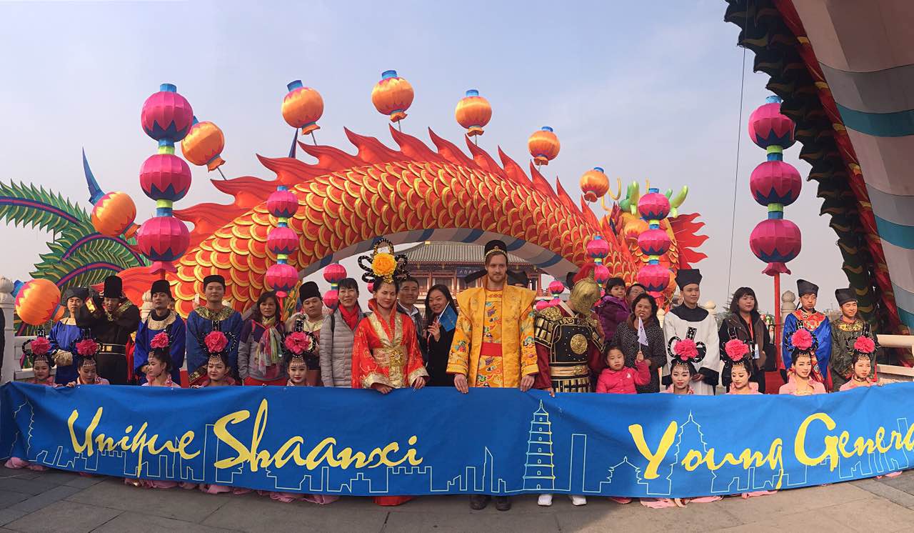 Cosplay-Show zurück in die Tang-Dynastie