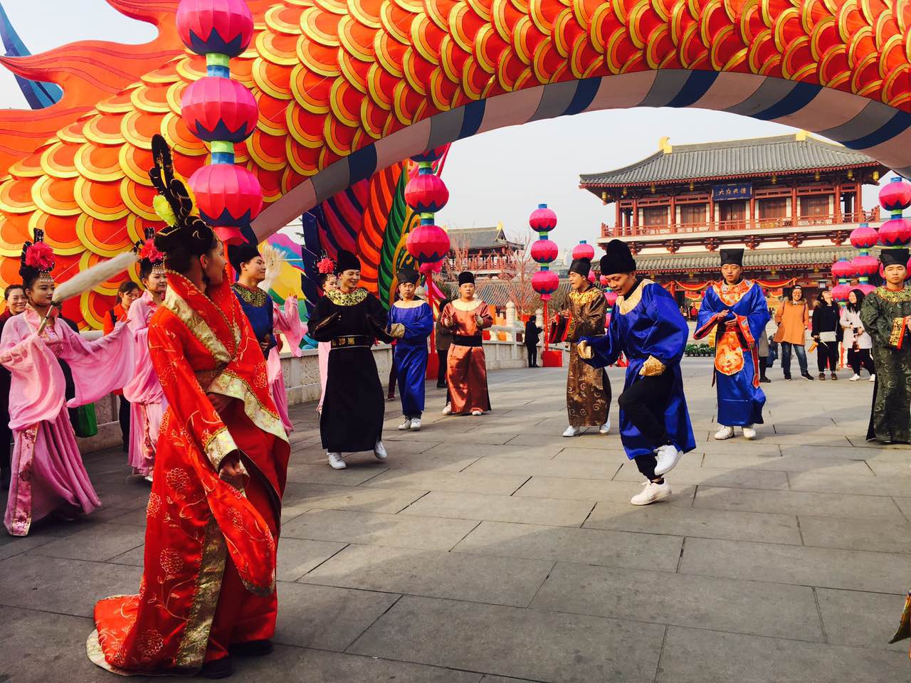 Cosplay-Show zurück in die Tang-Dynastie