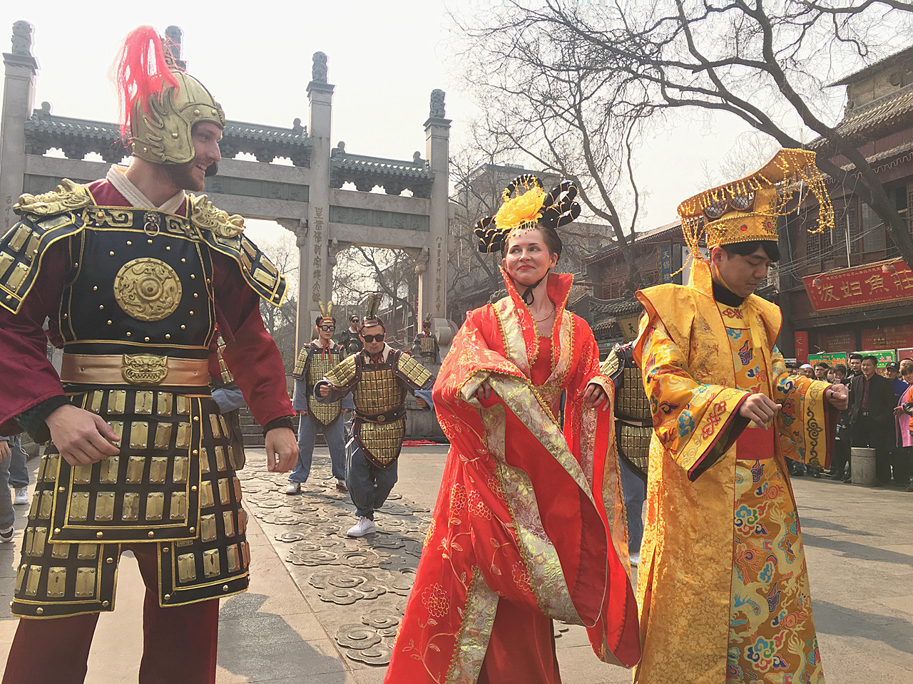 Cosplay-Show zurück in die Tang-Dynastie