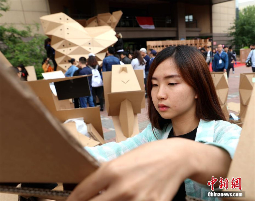 Kreatives Architekturfest in der TU Harbin