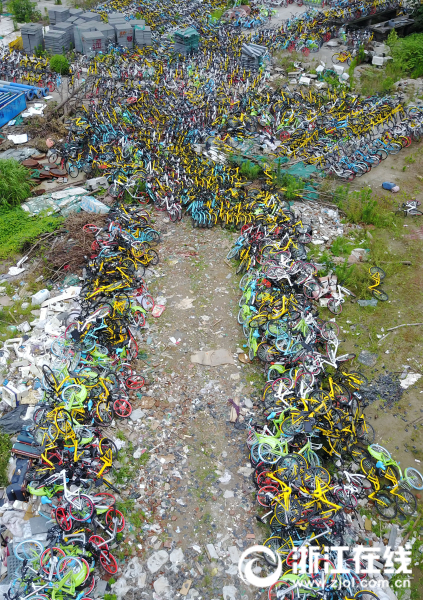 Robustes Wachstum der Mietfahrradbranche beeintr?chtigt Hangzhous Stadtbild