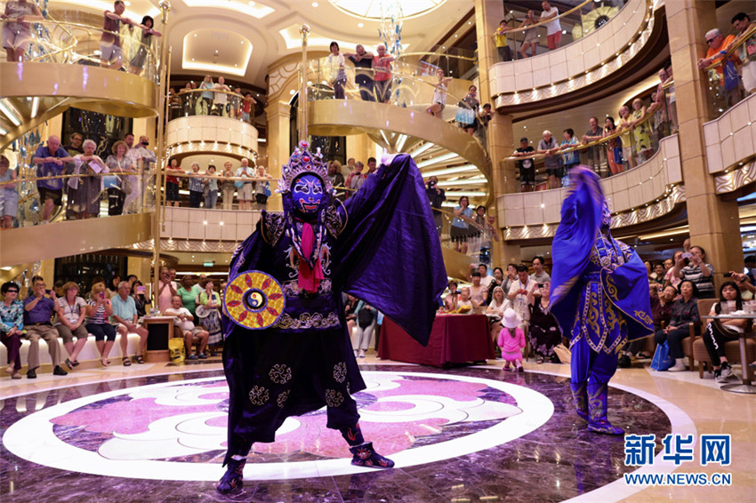 Chinesische Kulturdarbietungen auf der ?Majestic Princess“