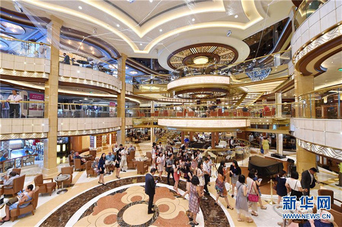 Schiff Majestic-Princess in Xiamen eingetroffen