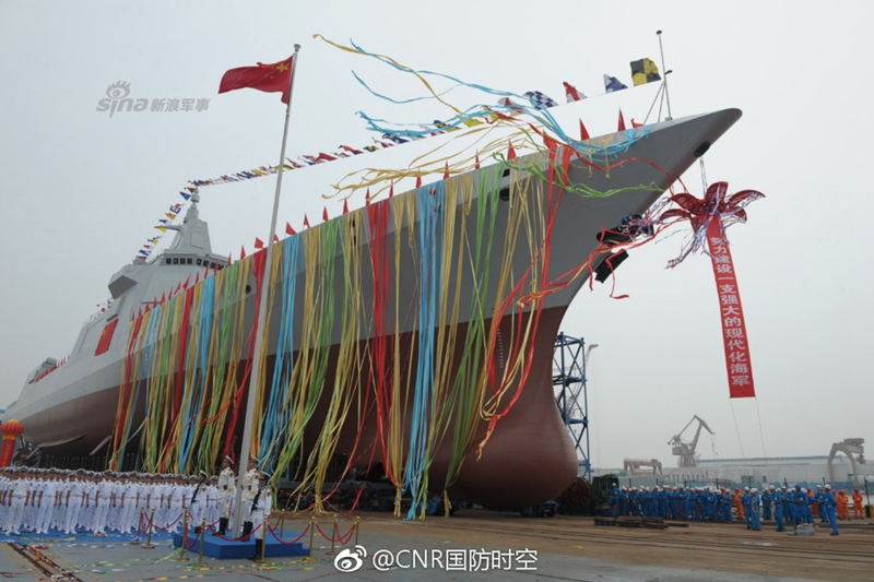 Chinas neuer Zerst?rer l?uft vom Stapel