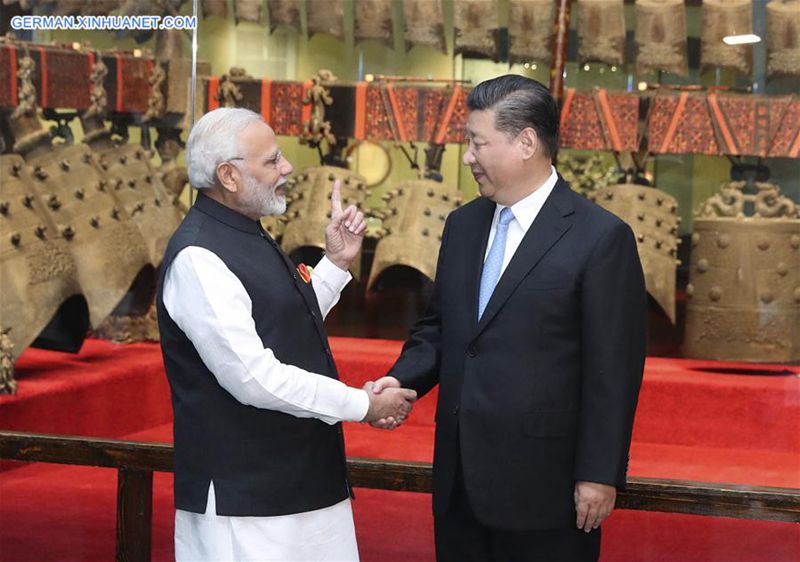 Xi Jinping trifft Modi in Wuhan