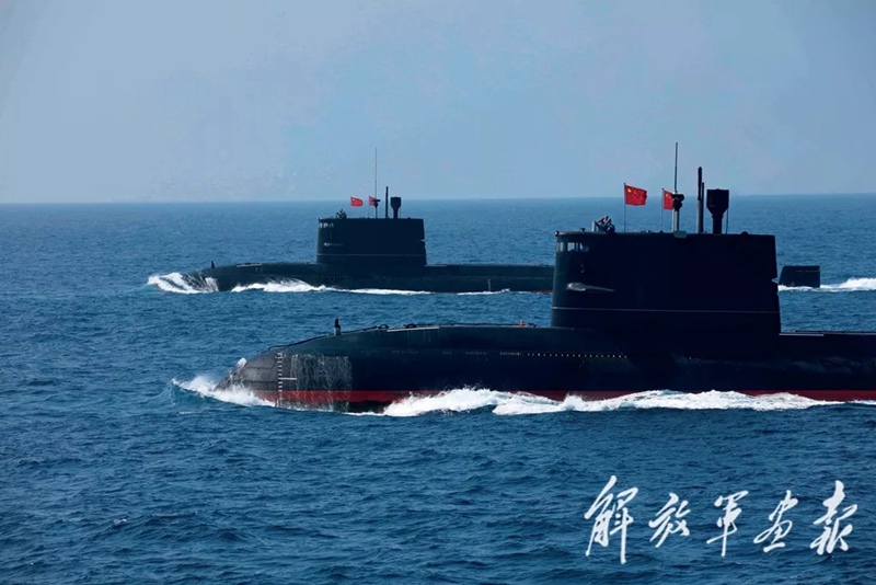 Die Seeparade zeigt das neue Aussehen der chinesischen Volksbefreiungsarmee