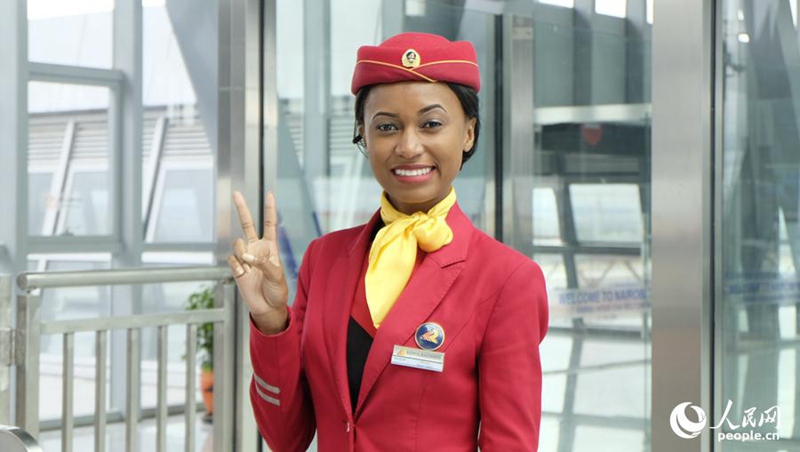 Mitarbeiter von Kenias Eisenbahnlinie Mombasa-Nairobi 