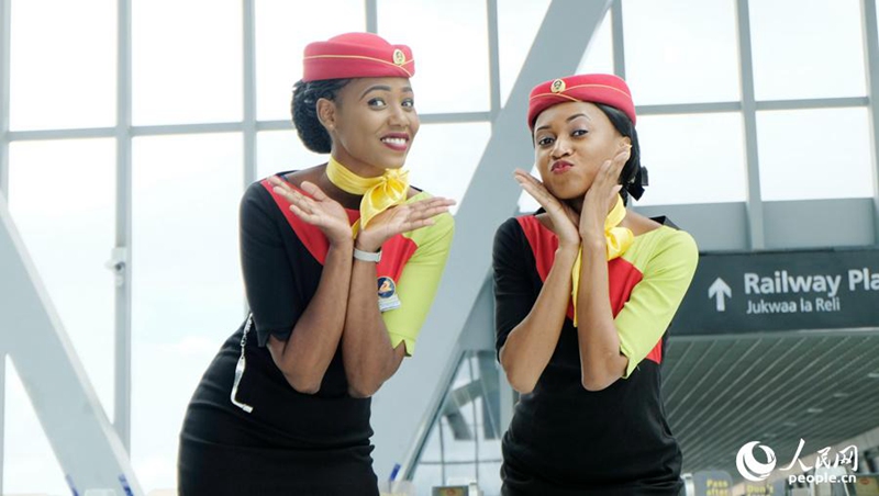 Mitarbeiter von Kenias Eisenbahnlinie Mombasa-Nairobi 