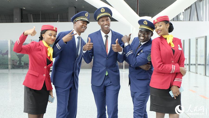 Mitarbeiter von Kenias Eisenbahnlinie Mombasa-Nairobi 