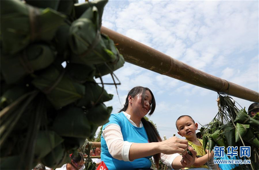 Duftende Zongzi für das Drachenbootfest