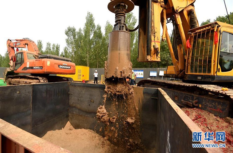 Bauarbeiten an der Beijing-Xiong’an-Bahnstrecke aufgenommen