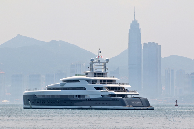 Asiens gr??te Yacht stellt sich vor