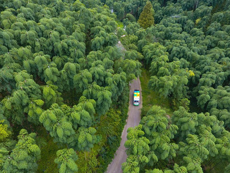 Bewohner in l?ndlichen Gebieten werden zu Mülltrennung motiviert