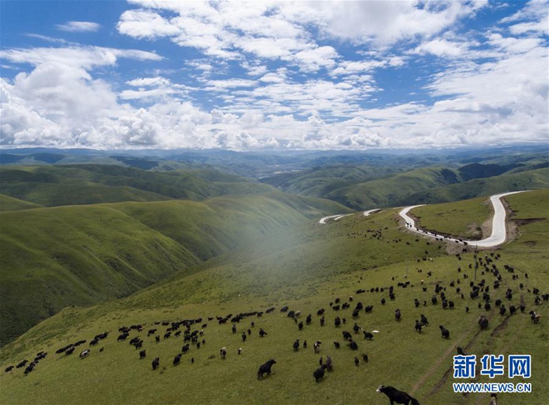 Himmelsstra?e in Sichuan