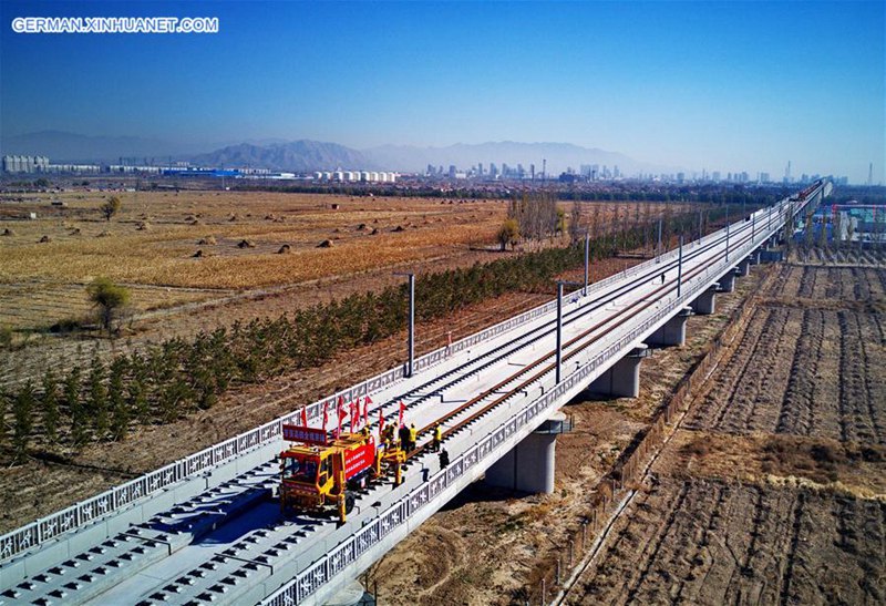 Hochgeschwindigkeits-Eisenbahnstrecke Beijing-Zhangjiakou wird 2019 in Betrieb genommen