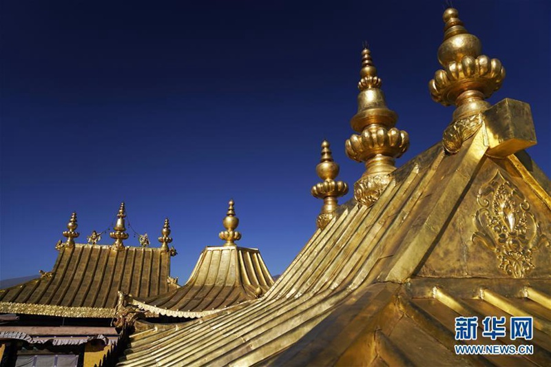 Vergoldeter Potala-Palast wird repariert