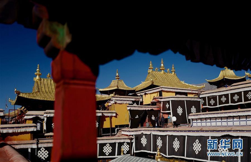 Vergoldeter Potala-Palast wird repariert