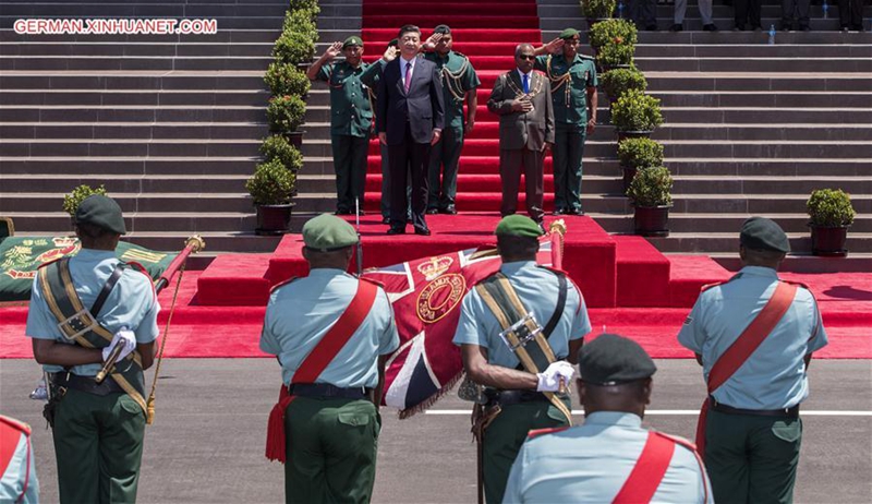 Xi Jinping trifft Generalgouverneur von PNG in Port Moresby