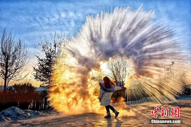 Der Bezirk Mohe erreicht im Winter niedrigste Temperaturen