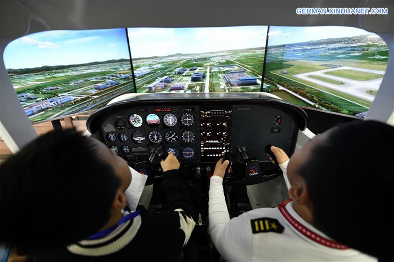 Flugsimulationsmeisterschaften für Jugendliche in Harbin abgehalten