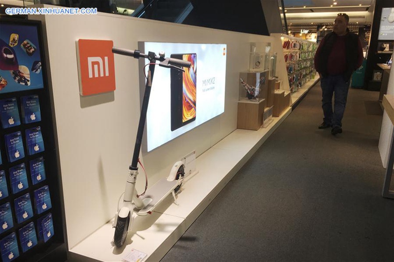 Chinesische High-Tech-Marken im Alltagsleben in Spanien beliebt