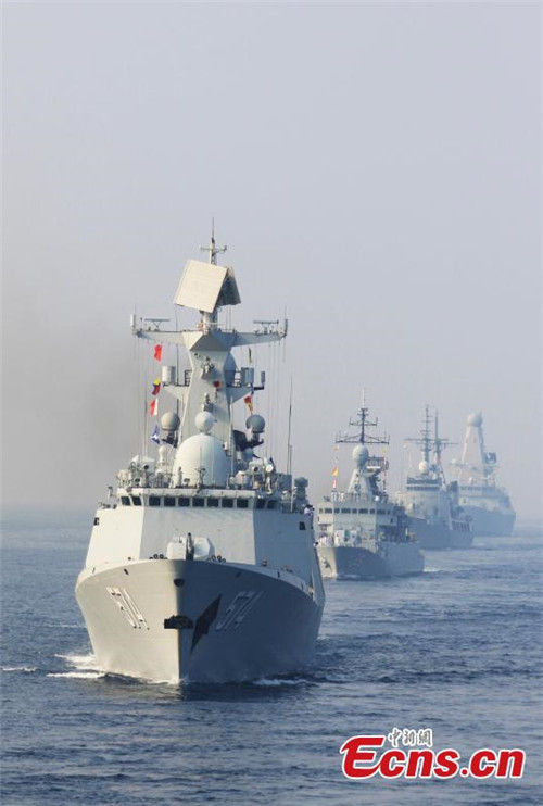 Chinas Flottenbegleitung hat seit Entsendung der ersten Eskorte betr?chtliche Fortschritte gemacht