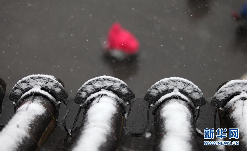 China begrü?t landesweit ersten Schnee des Jahres