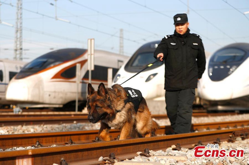 Beijinger Polizei erh?ht die Bahnsicherheit für bevorstehende Reisezeit