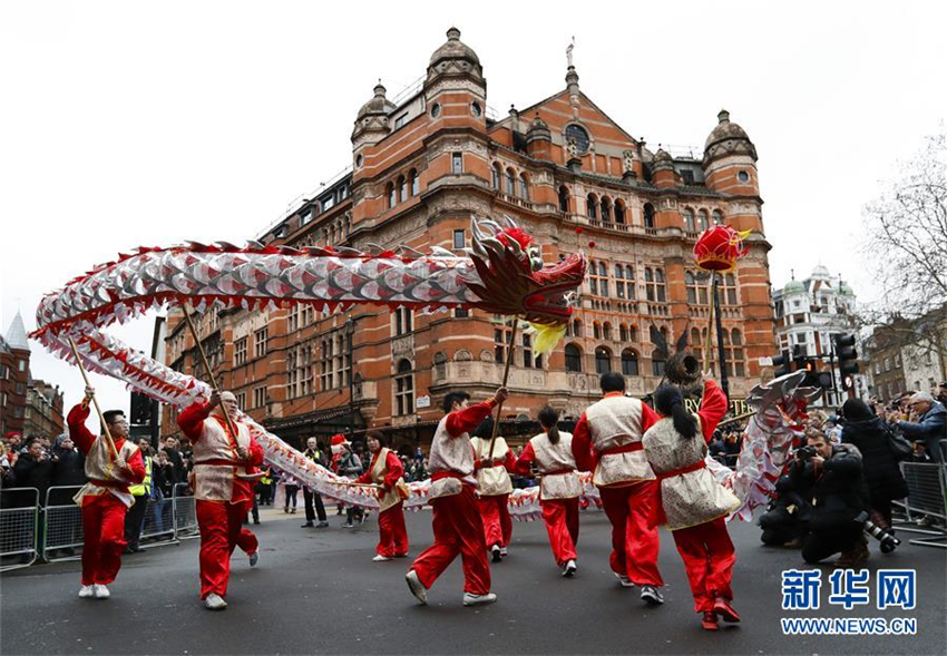 London: Parade zur Feier des chinesischen Neujahrs