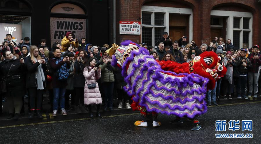London: Parade zur Feier des chinesischen Neujahrs
