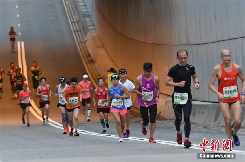 Asiens h?rtester Marathon in Hongkong