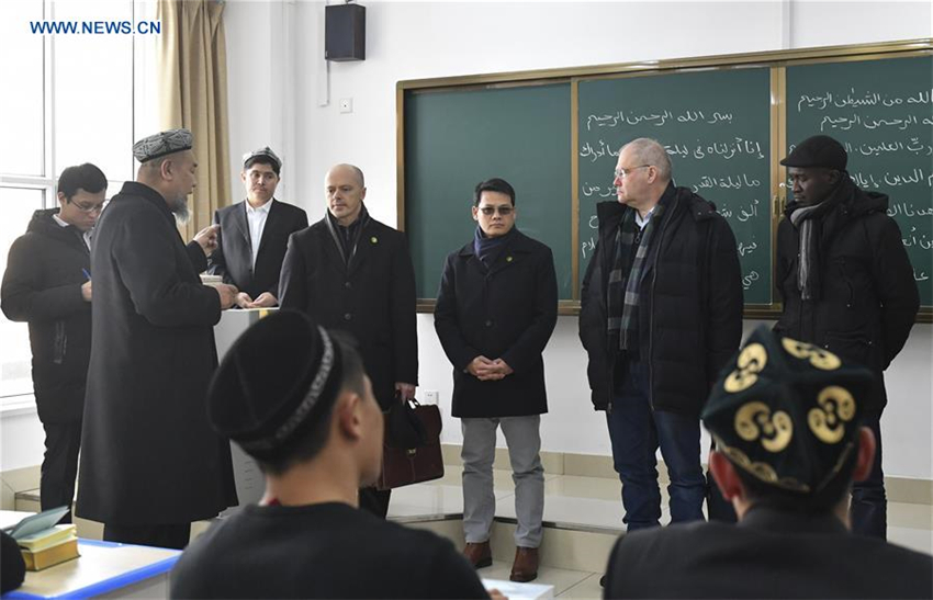 Führende UN-Diplomaten aus acht L?ndern besuchen Xinjiang