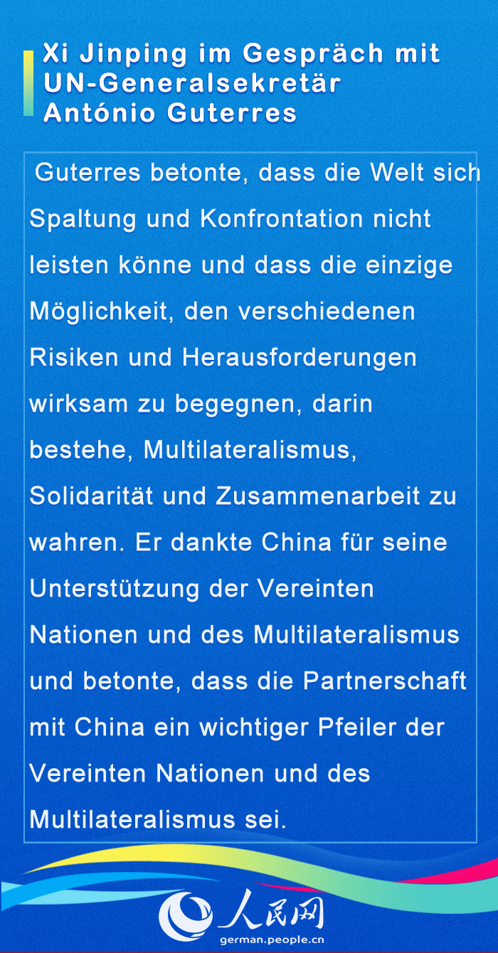 Internationale G?ste im Gespr?ch mit Chinas Staatspr?sident Xi (I)