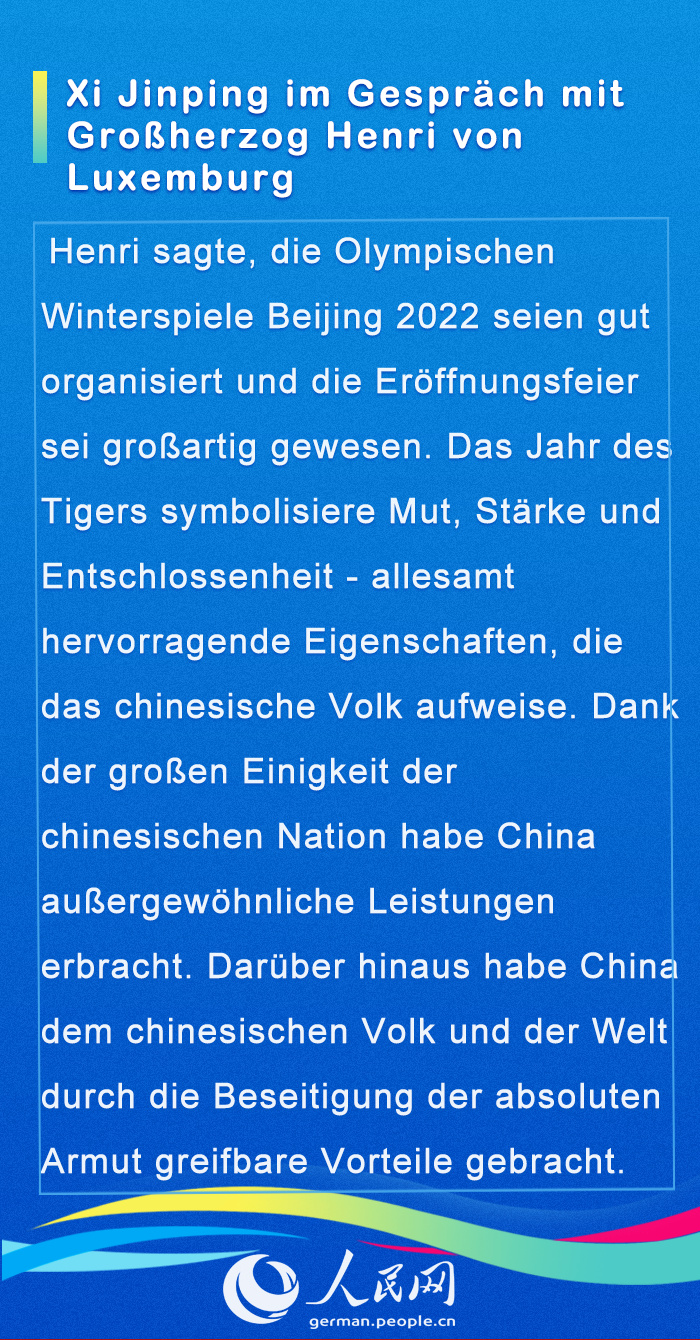 Internationale G?ste im Gespr?ch mit Chinas Staatspr?sident Xi (I)