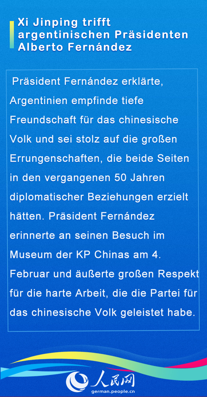Internationale G?ste im Gespr?ch mit Chinas Staatspr?sident Xi (I)
