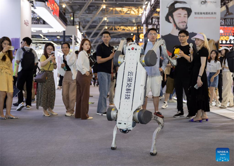 Welt-KI-Konferenz 2024 zur globalen Governance ?ffnet ihre Tore in Shanghai