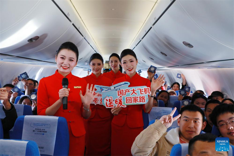 Einsatz von C919-Jets zum chinesischen Frühlingsfest