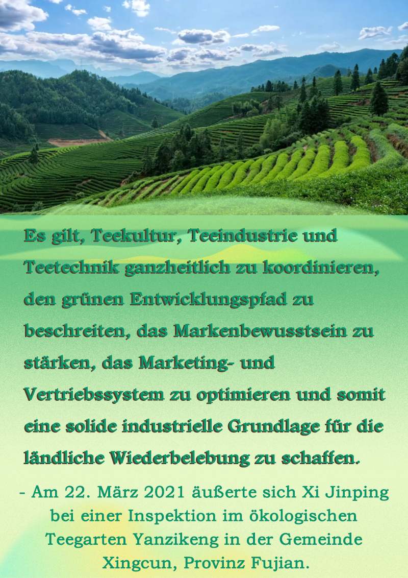 Aussagen von Xi Jinping über den Weg zur l?ndlichen Wiederbelebung in Fujian