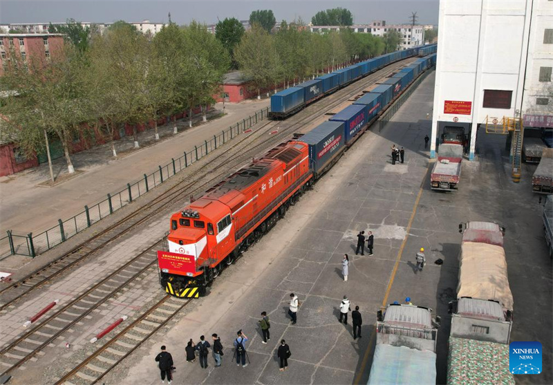 Erster China-Europa-Güterzug aus Beijing im Jahr 2025 auf dem Weg nach Moskau