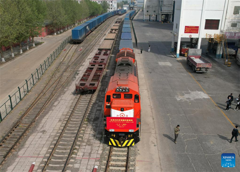 Erster China-Europa-Güterzug aus Beijing im Jahr 2025 auf dem Weg nach Moskau