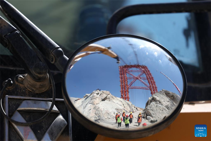 Baubeginn für Hauptteil der 562,16 Meter langen Taohe-Brücke