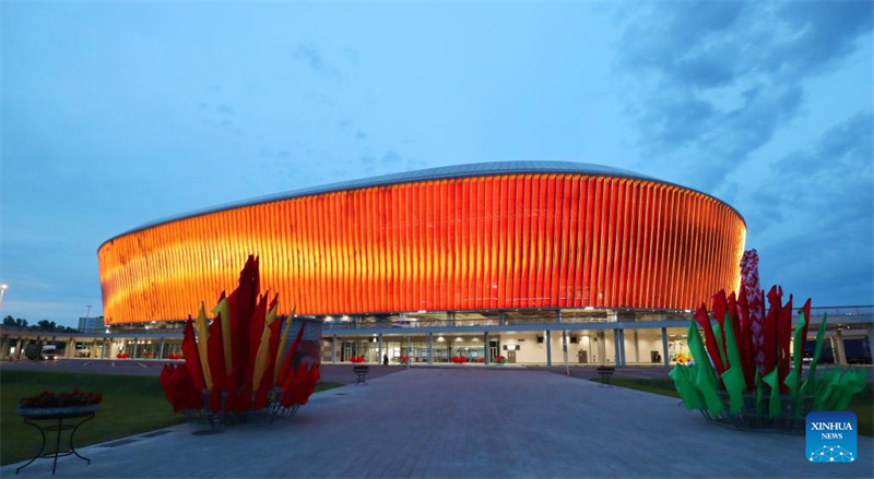 Mit chinesischer Unterstützung gebautes Fu?ballstadion in Minsk er?ffnet