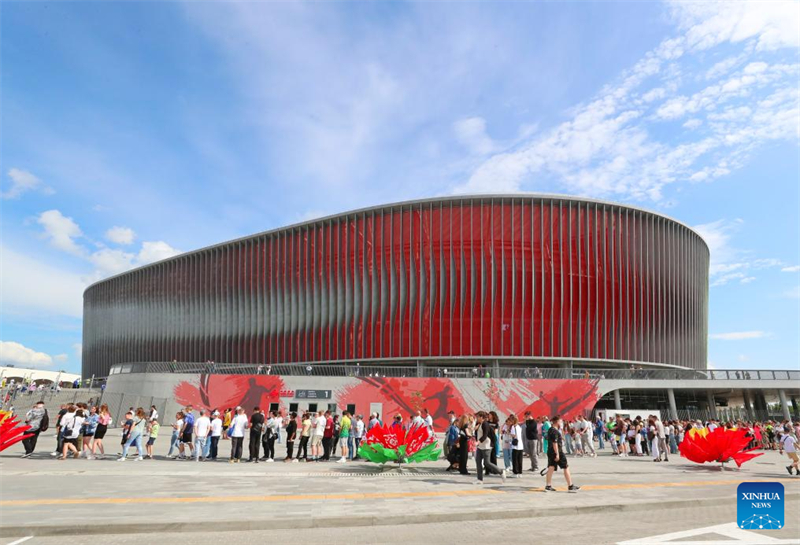 Mit chinesischer Unterstützung gebautes Fu?ballstadion in Minsk er?ffnet