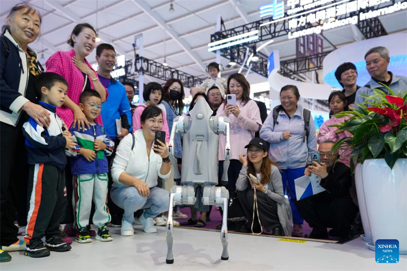 Hightech-Exponate auf der 9. China-Südasien-Expo in Kunming