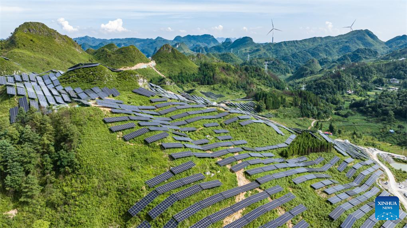 Guizhou im Südwesten Chinas treibt saubere Energie mit neuer umfassender Basis voran